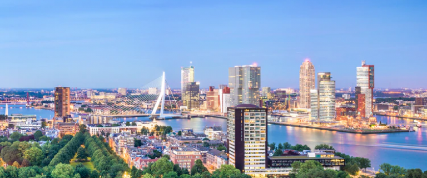 Foto skyline Rotterdam